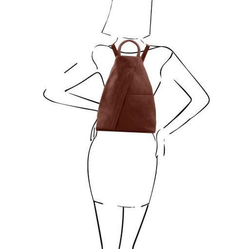 Shanghai - Soft leather backpack